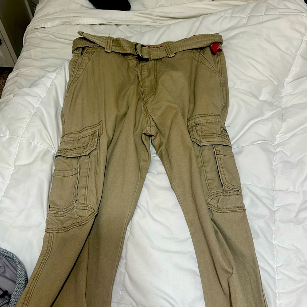 Need more space in the closet never worn gray pants don’t need them for work